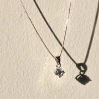 Dainty Silver Necklace | Silver | 16-22"