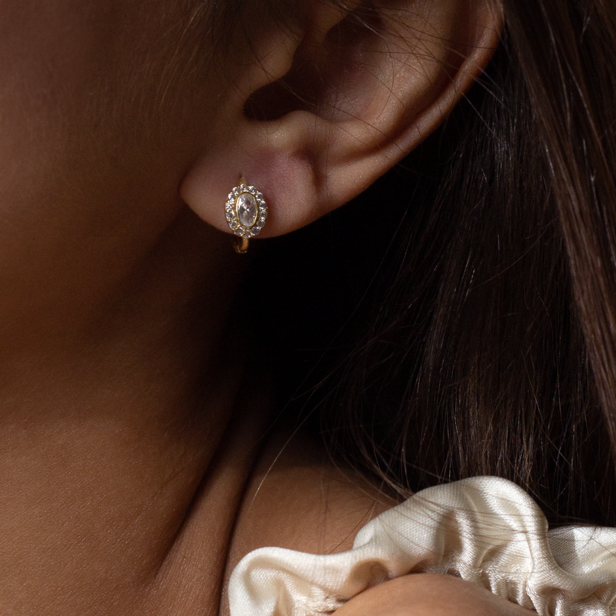 14k gold huggies, gold bridal earrings, simple wedding earrings
