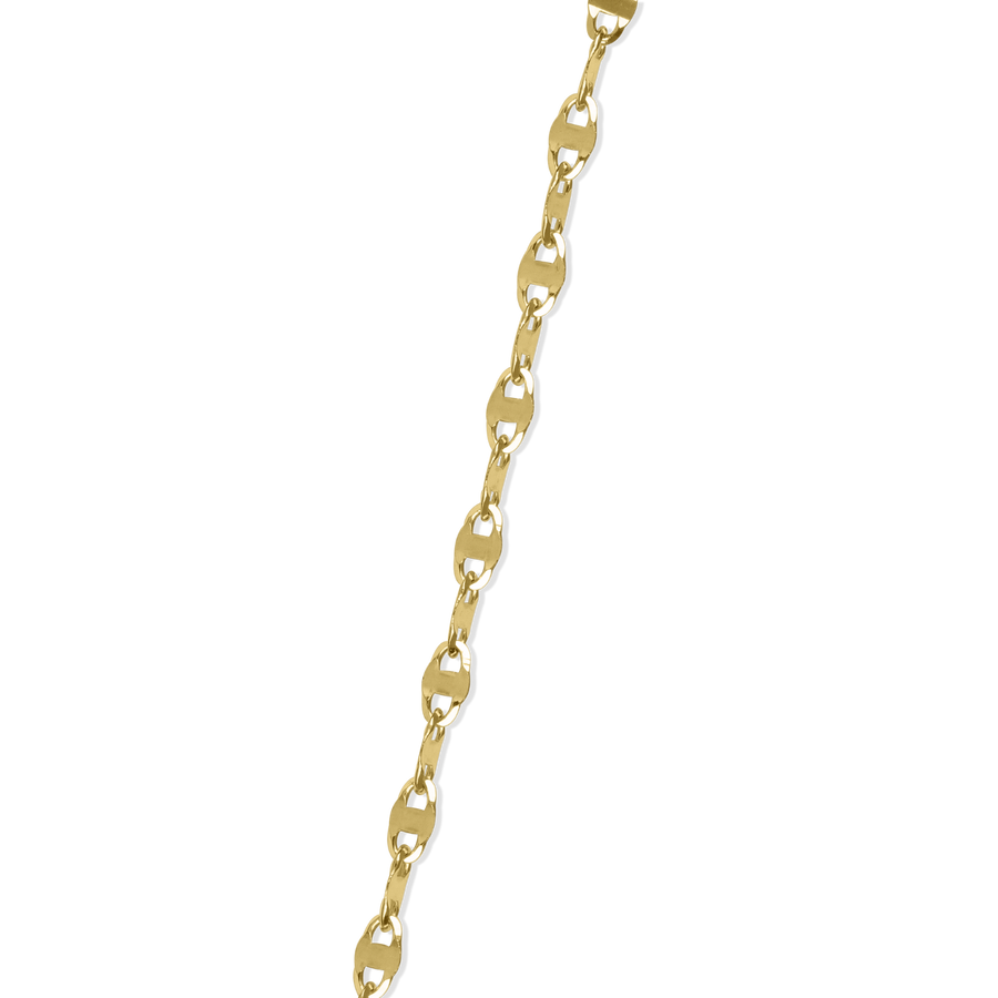 14k solid gold chain, diamond cut chain, 16 inch chain