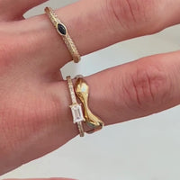 Baguette Ring | 10k Gold